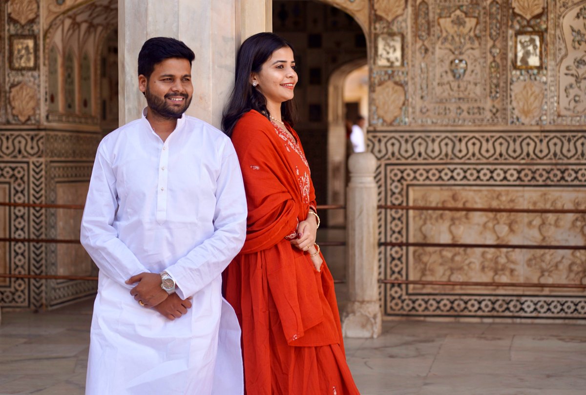 Indian couple portrait
